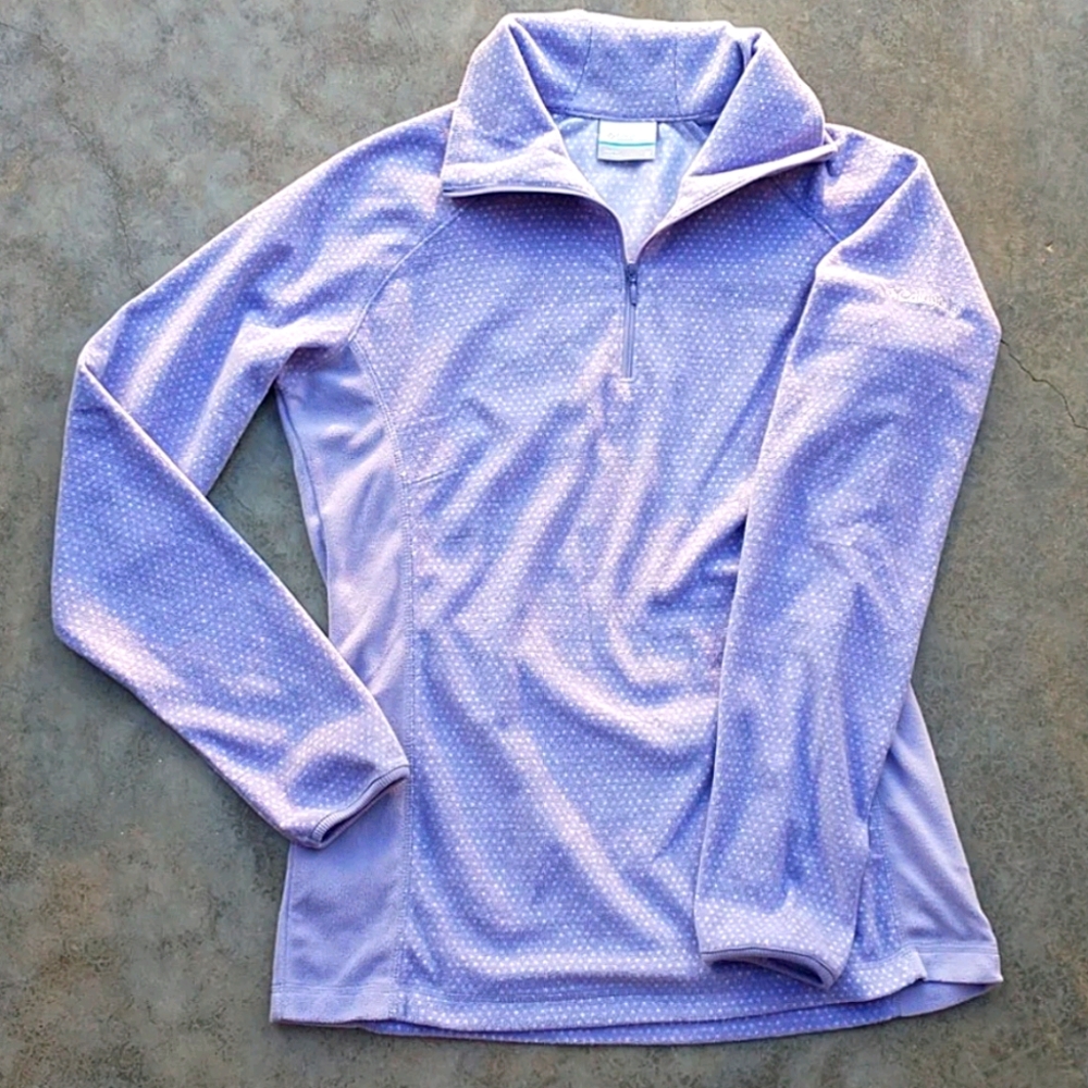 Lilac/Light Blue Columbia Pullover